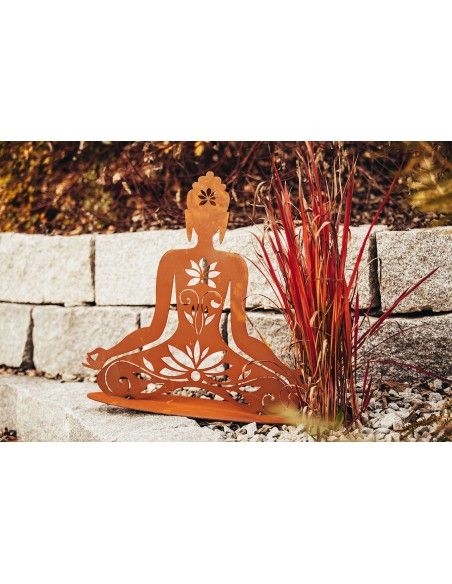 Edelrost Figur Hindu-Göttin, 56 cm hoch und 60 cm breit Edelrost Figur Hindu-Göttin, 56 cm hoch und 60 cm breit