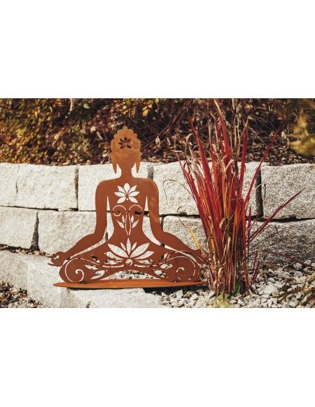 Edelrost Figur Hindu-Göttin, 56 cm hoch und 60 cm breit Edelrost Figur Hindu-Göttin, 56 cm hoch und 60 cm breit