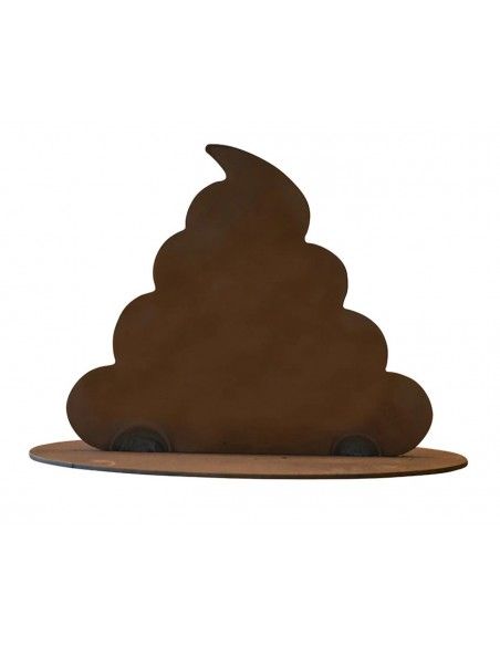 Häufchen neutral auf Platte - Corina - 12 cm breit
