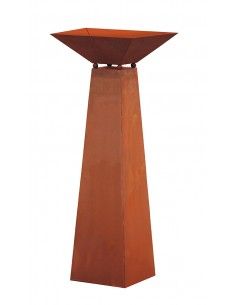 Säule Trapez, inkl. Schale, Höhe 96,5 cm