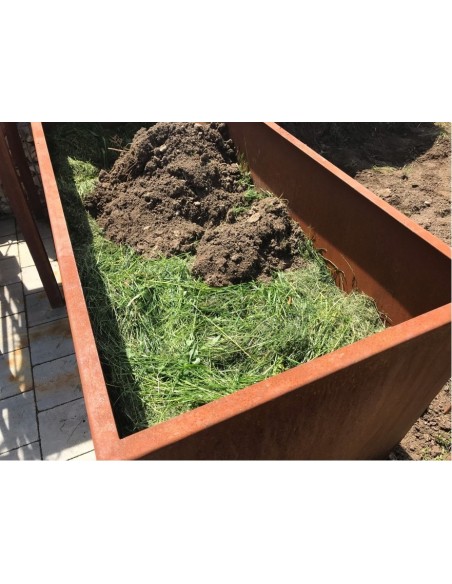 Hochbeet Metall Hochbeet Metall 200 cm lang 80 hoch Tiefe 70 cm Ein Metall Hochbeet mit 2 Meter Länge...
für viel eigenes Gemüs