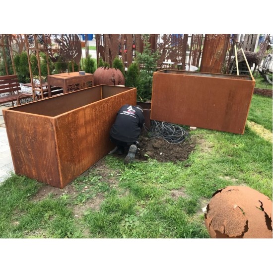 Hochbeet Metall Hochbeet Metall 150 cm lang 80 hoch Tiefe 70 cm stabiles Metall Hochbeet 1,5 Meter Länge...
für viel eigenes Ge