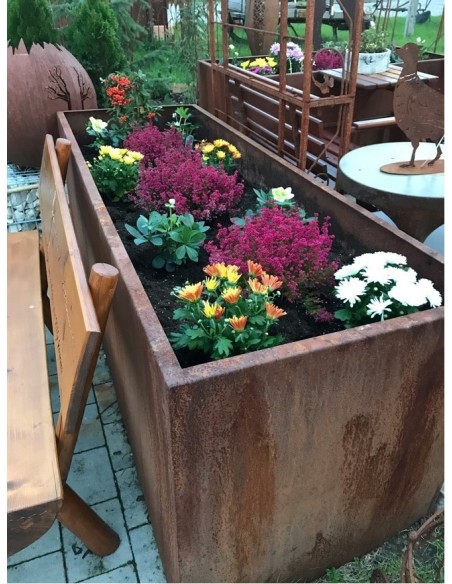 Hochbeet Metall Hochbeet Metall 150 cm lang 80 hoch Tiefe 70 cm stabiles Metall Hochbeet 1,5 Meter Länge...
für viel eigenes Ge