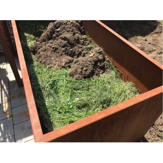 Hochbeet Metall Hochbeet Metall 150 cm lang 80 hoch Tiefe 70 cm stabiles Metall Hochbeet 1,5 Meter Länge...
für viel eigenes Ge