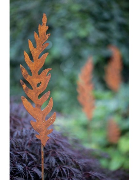 Start Edelrost Gartenstecker Farn - 40 cm hoch - klein 
Höhe 40 cm
zzgl. Stab 100 cm
