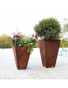 Start Konischer Topf auf Kugeln - Höhe 58 - groß 
Höhe 58 cm
Breite 35 cm
Tiefe 35 cm
