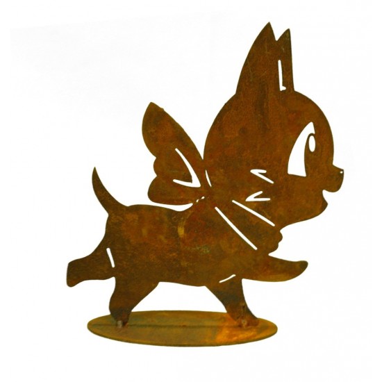 Frühling / Ostern Edelrost Katze Minka 16 cm hoch unser Minikätzchen mit Schleife aus Edelrost - einfach Süß!
Höhe 16 cm
Breite 