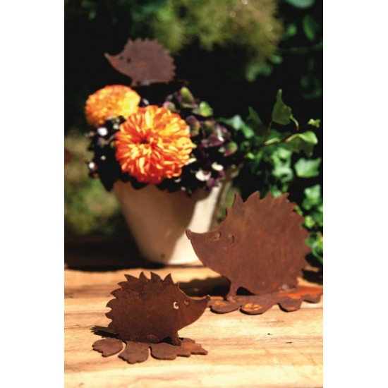 Start Rost Igel auf Ahornblatt - Höhe 18 cm 
Höhe 18 cm
