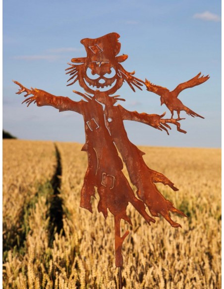 Start Gartenstecker Vogelscheuche 70 cm + Stab 120 cm 
Höhe Vogelscheuche 60 cm
Stab 120 cm
