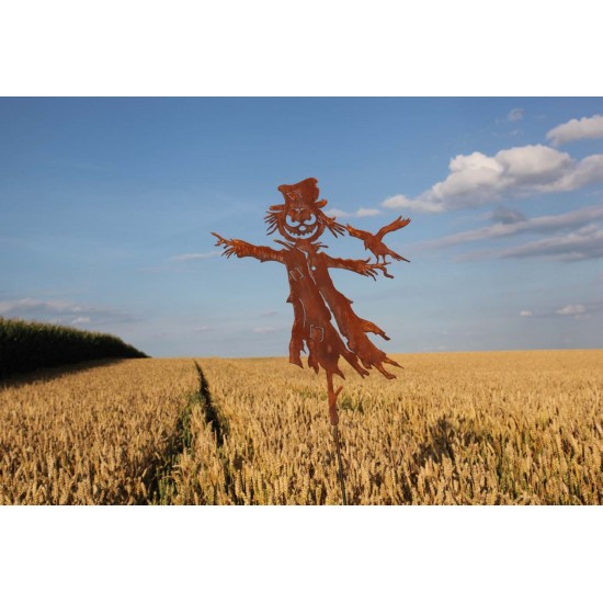 Start Gartenstecker Vogelscheuche 70 cm + Stab 120 cm 
Höhe Vogelscheuche 60 cm
Stab 120 cm
