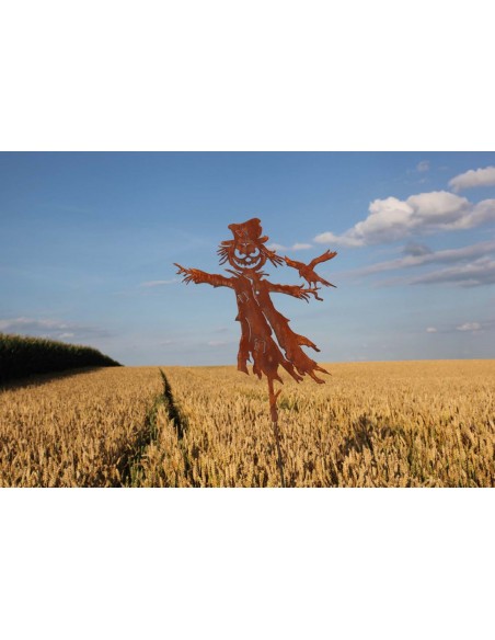 Start Gartenstecker Vogelscheuche 70 cm + Stab 120 cm 
Höhe Vogelscheuche 60 cm
Stab 120 cm
