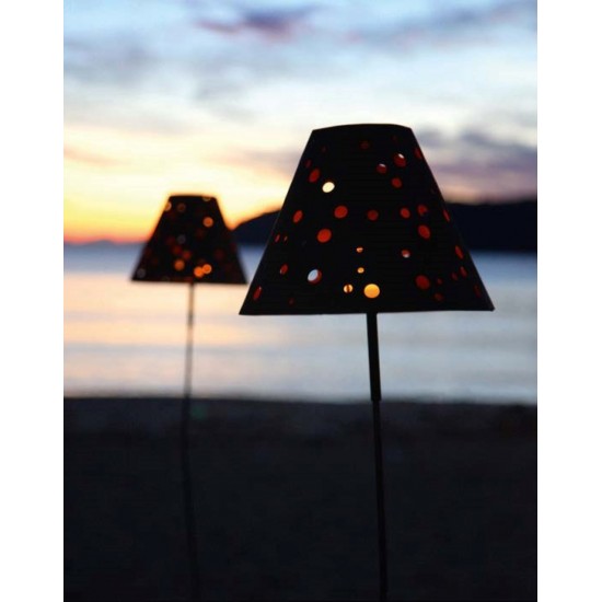 Start Windlicht mit Zwischenboden - 29 cm Ø - klein 
Dieses schöne Windlicht ist kompatibel mit einem 8 mm Stab (Steckverbindun