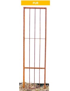 Rosenbögen und Rankhilfen Rost Rosenbogen pur Seitenteil A Höhe 160,5 cm x Breite 44 cm Mit unserem Rosenbogen Bausatz zum selbe