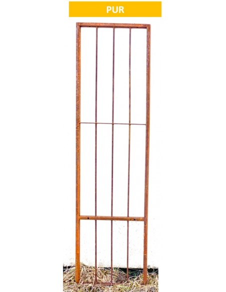 Rosenbögen und Rankhilfen Rost Rosenbogen pur Seitenteil A Höhe 160,5 cm x Breite 44 cm Mit unserem Rosenbogen Bausatz zum selbe