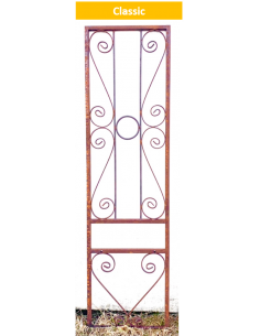 Rosenbögen und Rankhilfen Rost Rosenbogen classic Seitenteil A Höhe 160,5 cm x Breite 44 cm Seitenteil A 160,5 x 44 cm