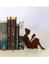 Lesende Frau als Buchstütze mit Winkel - Höhe 17 cm - Breite 28 cm
