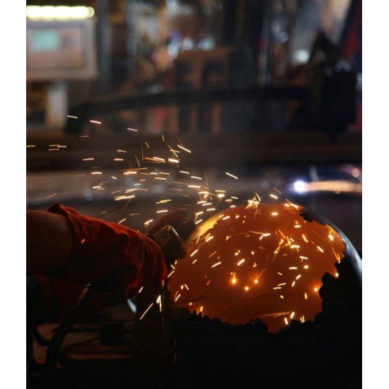 Gartendeko Rost Edelrost Kugelvase - Ø 30 cm Durchmesser 30 cm