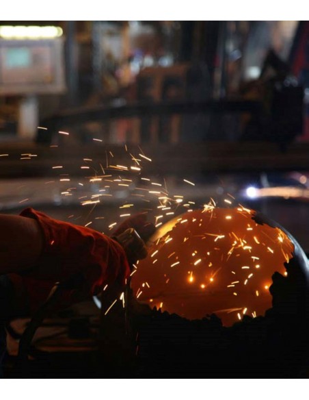 Gartendeko Rost Edelrost Kugelvase - Ø 50 cm Durchmesser 50 cm