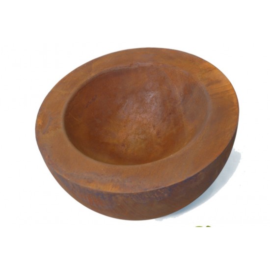 Gartendeko Rost Doppelwandige Rost Schale mit angeschweißtem Standring - Durchmesser 60 cm 
Durchmesser 60 cm
