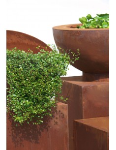 Gartendeko Rost Doppelwandige Rost Schale mit angeschweißtem Standring - Durchmesser 60 cm 
Durchmesser 60 cm
 2