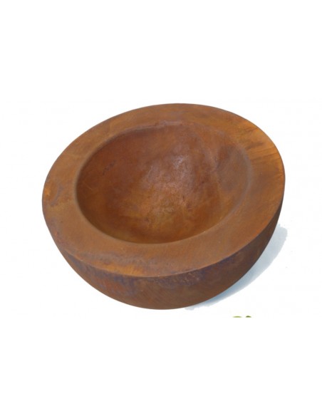 Gartendeko Rost Doppelwandige Rost Schale mit angeschweißtem Standring - Durchmesser 50 cm 
Durchmesser 50 cm

