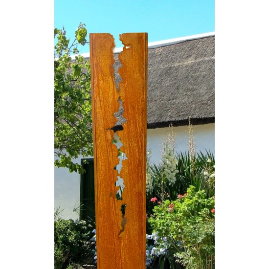 Sichtschutz Schmal bis 50 cm Sichtschutz schmal mit Riss Höhe 200 cm - Deko Stele für Hauseingänge Dieser schmale Sichtschutz  i