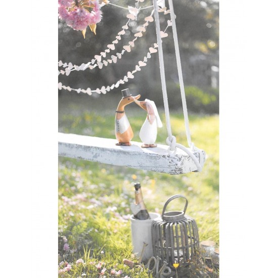 Naturholz Deko Entlein Braut