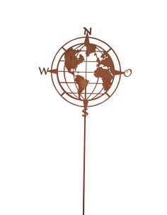 Gartenstecker Weltkugel - Durchmesser 41 cm