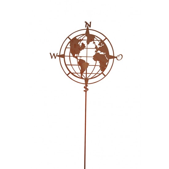 Gartenstecker Weltkugel - Durchmesser 41 cm