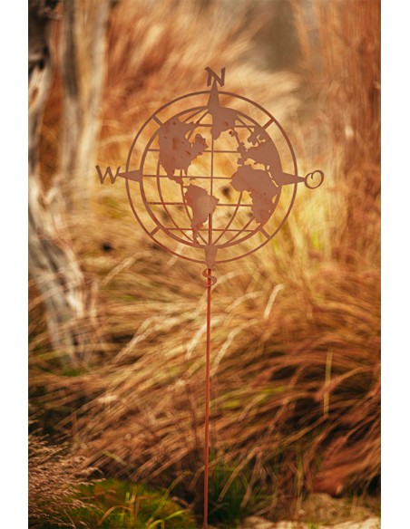 Gartenstecker Weltkugel - Durchmesser 41 cm Gartenstecker Weltkugel - Durchmesser 41 cm