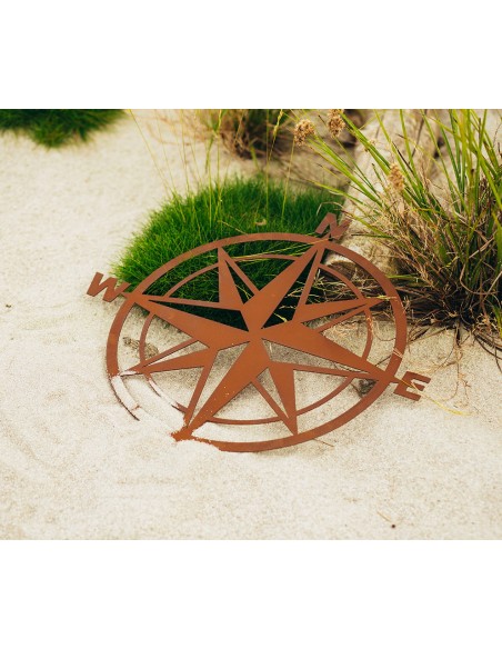 Wandbild Kompass - Durchmesser 50 cm