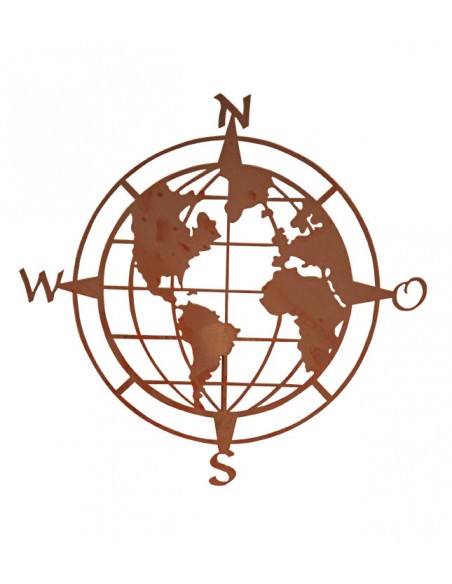 Wandbild Weltkugel - Durchmesser 41 cm