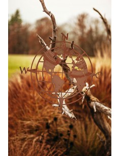 Wandbild Weltkugel - Durchmesser 41 cm 2