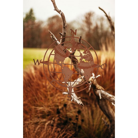 Wandbild Weltkugel - Durchmesser 41 cm