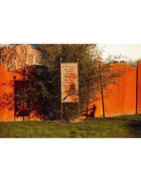 Gartenstecker Spatz - Höhe 205 cm