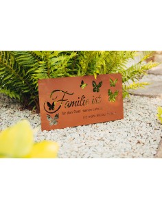Spruchtafel - Familie ist für den Rest seines Lebens nie mehr allein zu sein 2