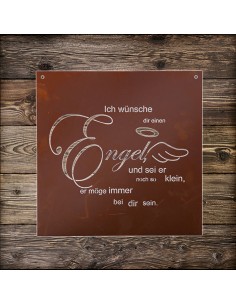 Ich wünsche dir einen Engel und sei er noch so klein, er möge immer bei dir sein - Spruch 2