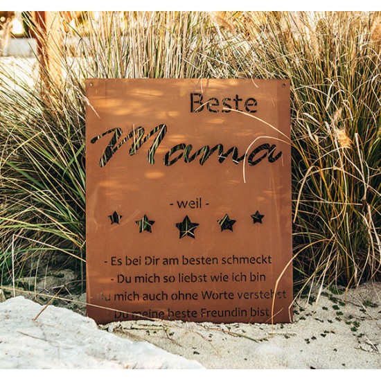 Spruchtafel - Beste Mama weil...