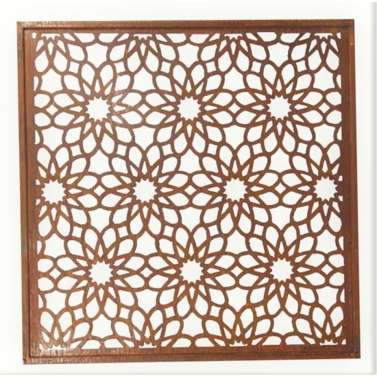 Sichtschutzwände und Paravents Sichtschutzwand - Tequila Sunrise - Höhe 120 x Breite 120 cm Die quadratische Sichtschutzwand "Te