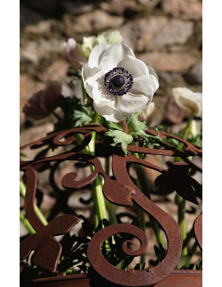 Halbkugeln  Barock-Halbkugel mit Ring - Ø 50 cm Ø 50 cm
mit angeschweißtem Ring an der Innenseite der Öffnung
passt genau auf 