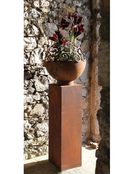 Halbkugeln  Barock-Halbkugel mit Ring - Ø 50 cm Ø 50 cm
mit angeschweißtem Ring an der Innenseite der Öffnung
passt genau auf 