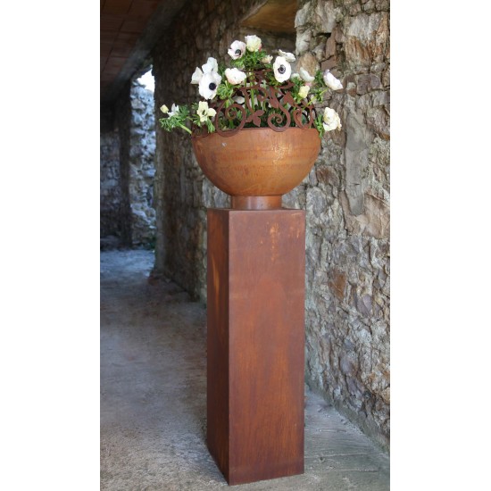 Halbkugeln  Barock-Halbkugel mit Ring - Ø 50 cm Ø 50 cm
mit angeschweißtem Ring an der Innenseite der Öffnung
passt genau auf 