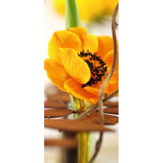 ausgefallene Tischdekoration  Tischdeko Ständer - Blumen - 64 cm lang inkl. 10 Reagenzgläser Die perfekte Tischdeko mit Blumen: