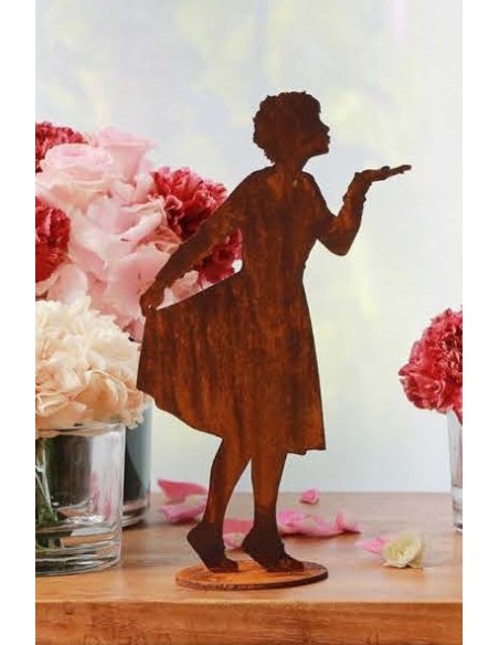 Hochzeitsdeko Vintage und Einzigartig Kleine Dekofigur Mila mit Kusshand auf Platte, Höhe 26 cm 
Kleine Mila mit Kusshand auf P Hochzeitsdeko Vintage und Einzigartig Kleine Dekofigur Mila mit Kusshand auf Platte, Höhe 26 cm 
Kleine Mila mit Kusshand auf P