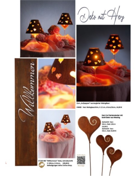 Gartendeko Rost Edelrost Stele - Willkommen - in Schreibschrift - Höhe 200 cm 
Höhe 200 cm
Breite 41 cm
 Gartendeko Rost Edelrost Stele - Willkommen - in Schreibschrift - Höhe 200 cm 
Höhe 200 cm
Breite 41 cm