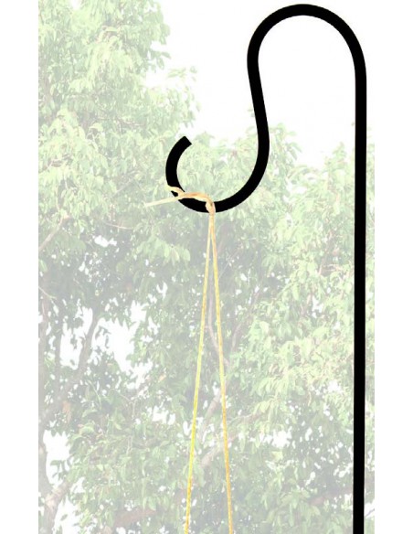 Gartenstecker Rost Gartenstecker mit Haken -  Höhe 150 cm Edelrost Gartenstecker mit Haken zum Aufhängen von Gartendeko
Höhe 15