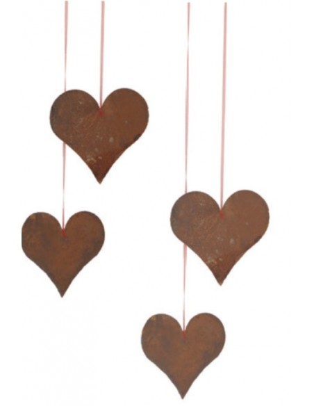 Gartendeko Rost Set mit 24 Metall Herzen zum Aufhängen - DRM 11 - 15 cm Ø - groß 
24 kleine Herzen zum Aufhängen im Set
In 3 G Gartendeko Rost Set mit 24 Metall Herzen zum Aufhängen - DRM 11 - 15 cm Ø - groß 
24 kleine Herzen zum Aufhängen im Set
In 3 G