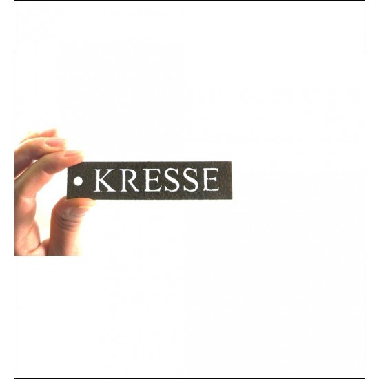 Kräuterstecker Kräuterschild - Kresse Länge: 10cm
Breite: 2cm
