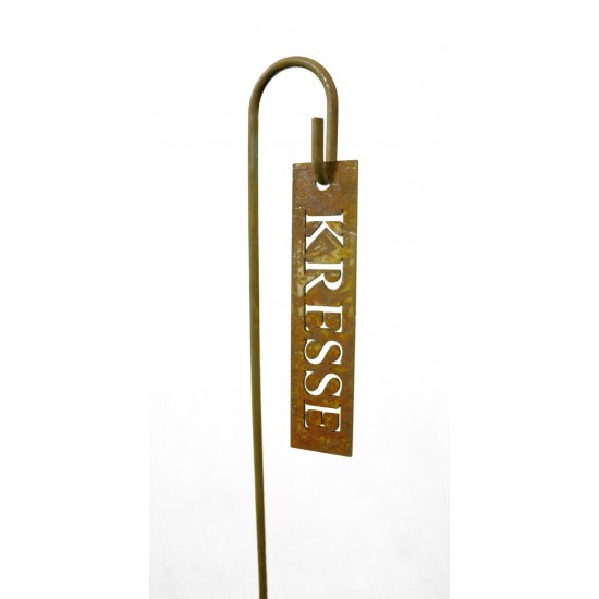 Kräuterstecker Kräuterschild - Kresse Länge: 10cm
Breite: 2cm
