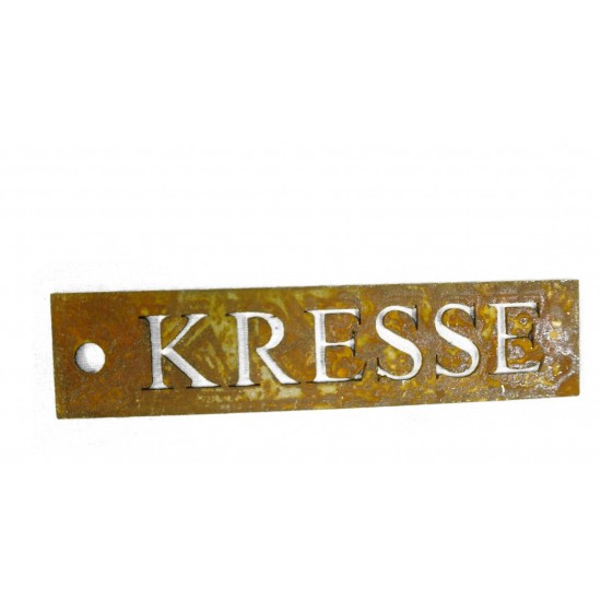 Kräuterstecker Kräuterschild - Kresse Länge: 10cm
Breite: 2cm
